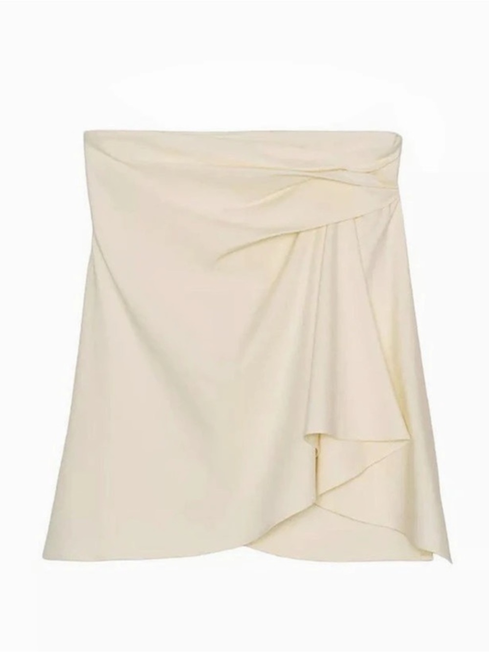 Zara strapless top in Cream Size Large NWT